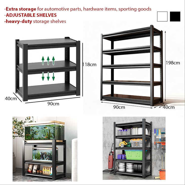 Heavy-Duty Adjustable Shelving