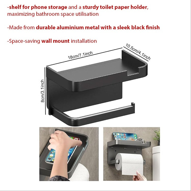 Multifunctional Toilet Paper Holder