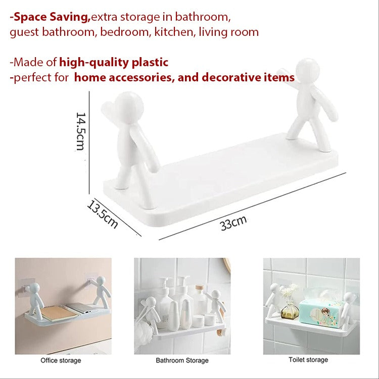 Decorative Human-Shape Wall Shelf